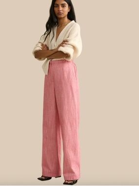 Women's Bellerose Dorris Trousers Cotton Blend (Amore) PANTS Size 0